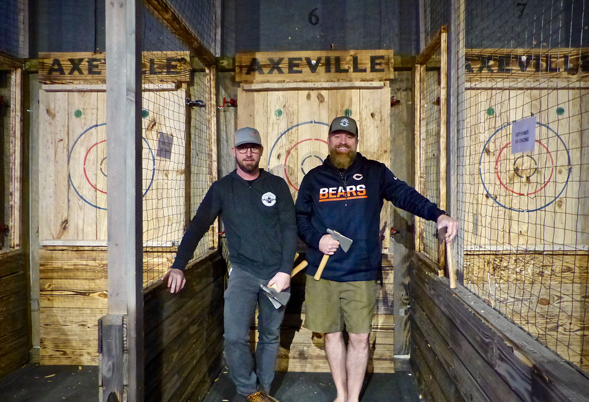 Axeville co-owners Ryan McClenny and Glen Merchant